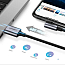 Кабель USB - Lightning для зарядки iPhone 1,5 м 2.4А MFi с угловым Lightning плетеный Ugreen US299 черный