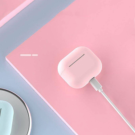 Чехол для наушников AirPods 3 для полной защиты Tech-Protect Icon 2 розовый