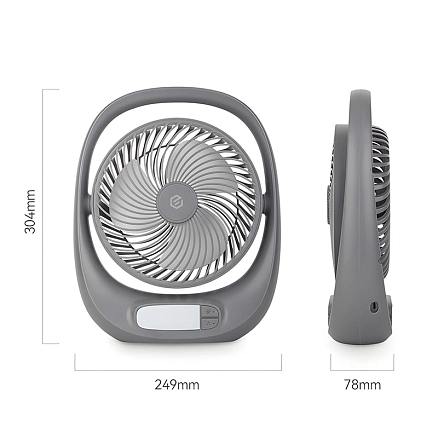 Вентилятор портативный настольный Evolution AirLeaf AL-101 серый