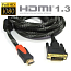 Кабель DVI-D - HDMI (папа - папа) длина 10 м версия 1.3 HDTV серия H6000