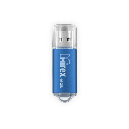 Флешка Mirex Unit Aqua 16GB металл синяя