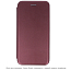 Чехол для Samsung Galaxy S20 FE кожаный - книжка GreenGo Smart Diva бордовый
