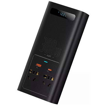 Инвертор напряжения 300W Baseus CGNB010101 черный