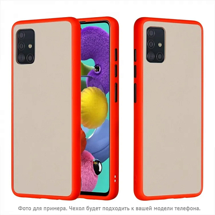 Чехол для Huawei P40 Pro силиконовый CASE Acrylic красный