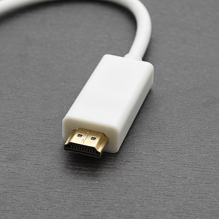 Переходник HDMI - Mini DisplayPort (папа - мама) 16 см Cablexpert белый