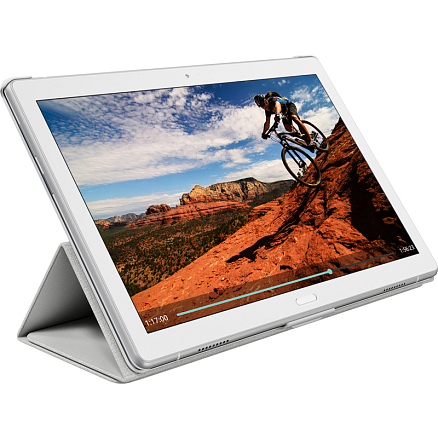 Чехол для Lenovo Tab P10 TB-X705 книжка оригинальный Folio Case белый + защитная пленка на экран