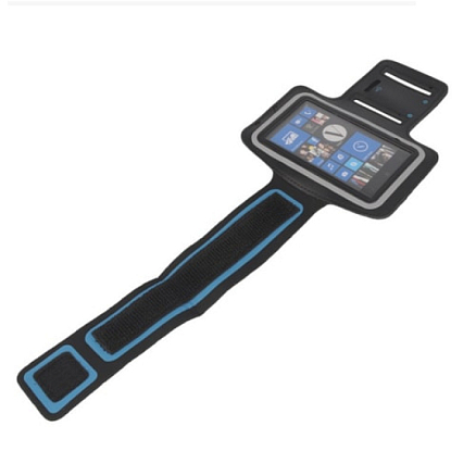 Чехол универсальный для телефона до 5.1 дюйма спортивный наручный GreenGo Premium черный