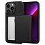 Чехол для iPhone 13 Pro гибридный со слотом для карты Spigen Slim Armor CS черный