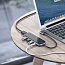 Хаб (разветвитель) Type-C - 3 х USB 3.0, HDMI 4K, Type-C PD Baseus Multi-functional серый