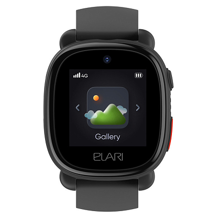 Детские умные часы Elari KidPhone 4G Lite (черный)