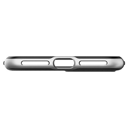 Чехол для iPhone 7 Plus, 8 Plus гибридный Spigen SGP Neo Hybrid черно-серебристый