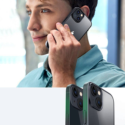 Чехол для iPhone 14 Plus гибридный с подставкой Ugreen LP634 черный