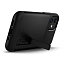 Чехол для iPhone 12 Mini гибридный тонкий Spigen Slim Armor черный