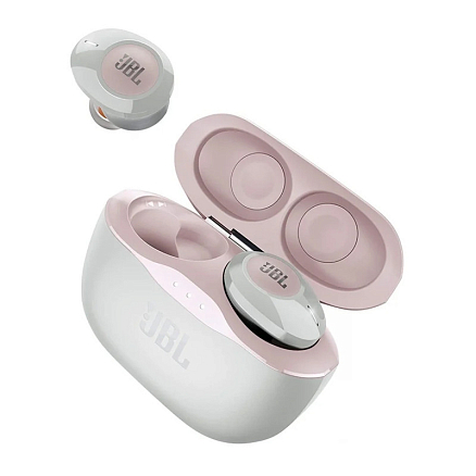 Наушники TWS беспроводные JBL Tune 125 вакуумные с микрофоном розовые