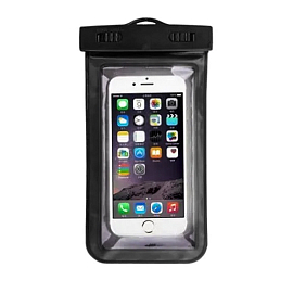 Водонепроницаемый чехол для телефона 4.8-5.8 дюйма GreenGo размер 10х17,5 см прозрачно-черный