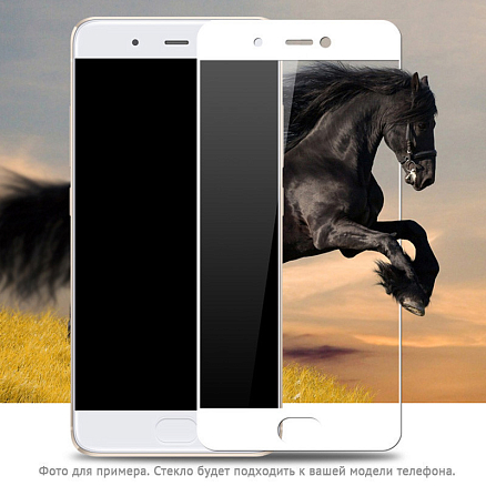 Защитное стекло для Xiaomi Redmi Note 4X на весь экран противоударное Lito-2 2.5D белое