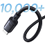 Кабель Type-C - Type-C для зарядки 1 м 240W магнитный органайзер Baseus PicoGo (быстрая зарядка PD) черный
