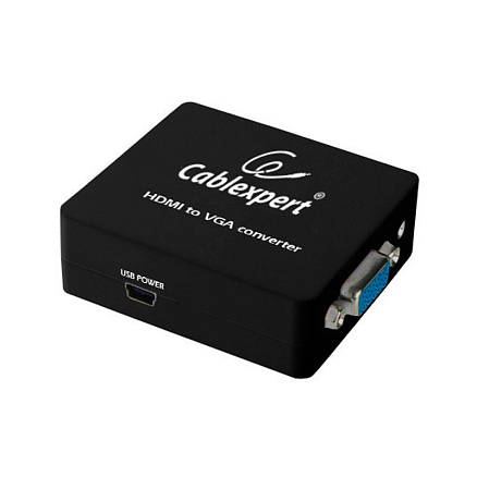 Переходник (преобразователь) HDMI - VGA (мама - мама) с питанием от USB порта Cablexpert
