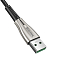 Кабель USB - MicroUSB для зарядки 0,5 м 4А плетеный Baseus Waterdrop (быстрая зарядка) черный