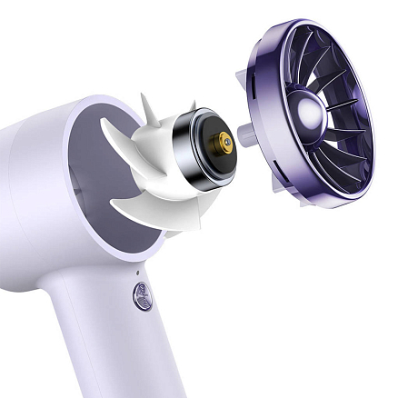 Вентилятор портативный ручной Baseus Flyer Turbine 4000 мАч фиолетовый