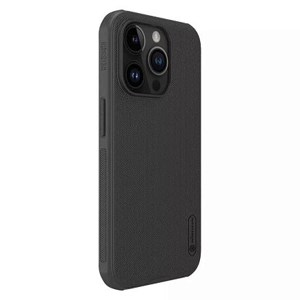 Чехол для телефона Nillkin Super Frosted Shield PRO MagSafe для iPhone 15 Pro (черный)