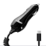Зарядное устройство автомобильное 2.1A с Type-C кабелем 1,2 м Deppa 22132 черное