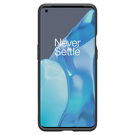 Чехол для OnePlus 9 Pro гелевый Spigen Liquid Air матовый черный