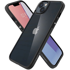 Чехол для iPhone 14 Plus гибридный Spigen Ultra Hybrid матовый черный
