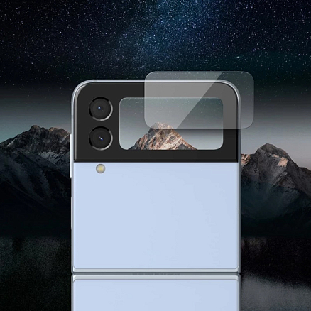 Защитное стекло для Samsung Galaxy Z Flip 4 на заднюю крышку Ringke ID прозрачное 3 шт.