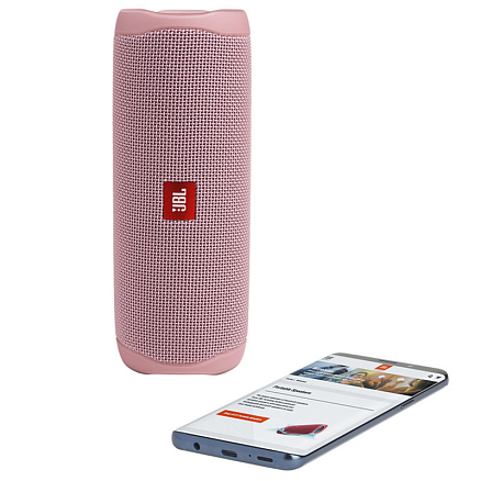 Портативная колонка JBL Flip 5 с защитой от воды розовая