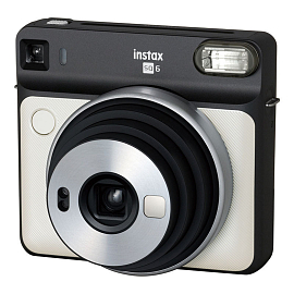 Фотоаппарат мгновенной печати Fujifilm Instax Square SQ6 жемчужно-белый