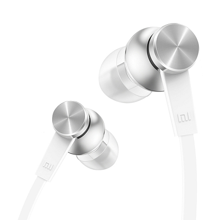 Наушники Xiaomi Mi In-Ear Basic вакуумные c микрофоном серебристые