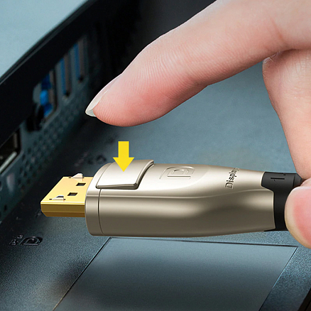 Кабель DisplayPort - DisplayPort (папа - папа) длина 1 м 8K версия 1.4 Ugreen DP112 черный