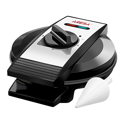 Вафельница Aresa AR-2803 черная