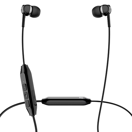 Наушники Bluetooth Sennheiser CX 150BT вакуумные с микрофоном и пультом управления черные