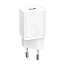Зарядное устройство сетевое с Type-C входом 3А 20W Baseus Super Si CCSUP-B02 (быстрая зарядка PD) белое