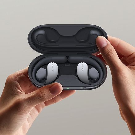 Наушники TWS беспроводные Xiaomi OpenWear Stereo вкладыши с микрофоном серые