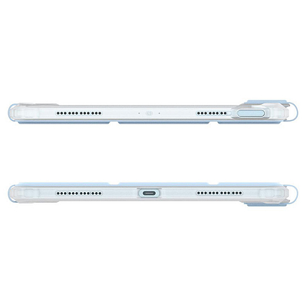 Чехол для iPad Air 2020, 2022 книжка Spigen Ultra Hybrid Pro голубой