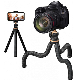 Мини-штатив гибкий Zarrumi Universal L11 для телефона, фотоаппарата или экшн-камеры