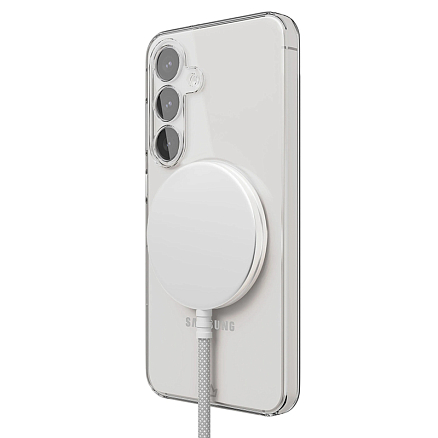 Чехол для Samsung Galaxy S25+ силиконовый VLP Puro MagSafe прозрачный
