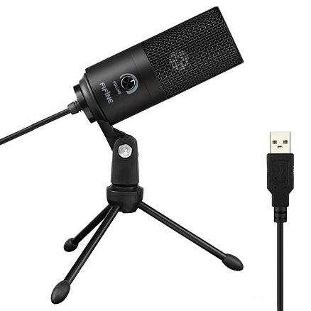 Микрофон для стрима Fifine K669B черный