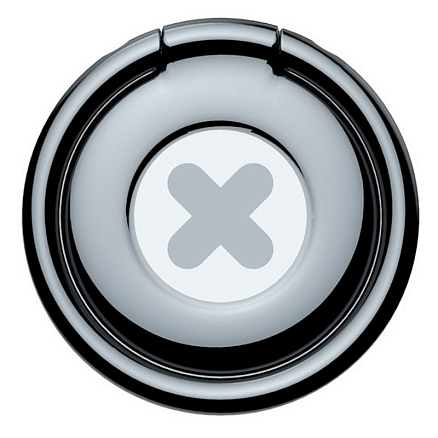 Держатель для телефона на палец Baseus Symbol черный