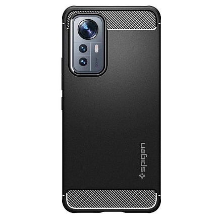 Чехол для Xiaomi 12 Lite гелевый Spigen SGP Rugged Armor черный