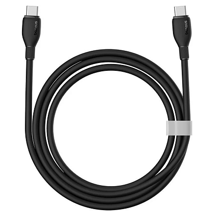 Кабель Type-C - Type-C для зарядки 1,2 м 100W Baseus Pudding P10355702111-00 (быстрая зарядка PD) черный