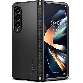 Чехол для Samsung Galaxy Z Fold 4 гибридный Spigen Tough Armor черный