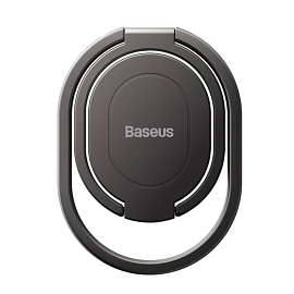 Держатель для телефона на палец Baseus Rails серый