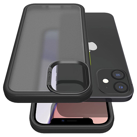 Чехол для iPhone 12 Mini гибридный Spigen Cyrill Color Brick прозрачно-черный