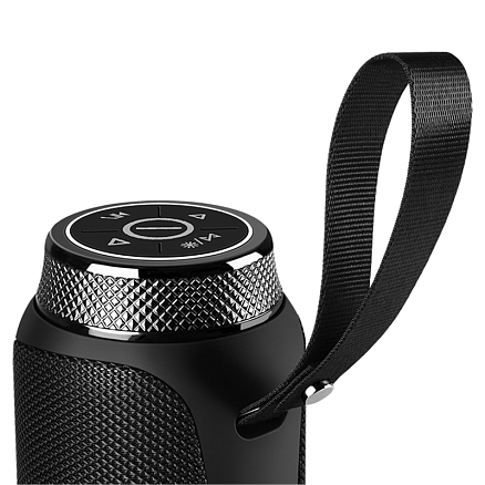 Портативная колонка Sven PS-280 с защитой от воды, подсветкой, FM-радио, USB и поддержкой MicroSD карт черная