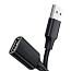 Кабель-удлинитель USB 2.0 (папа - мама) длина 0,5 м Ugreen US103 черный