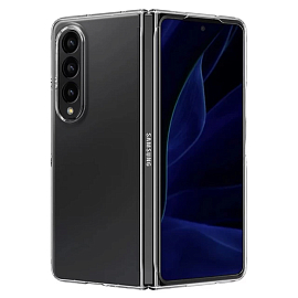 Чехол для Samsung Galaxy Z Fold 4 пластиковый ультратонкий Spigen Air Skin прозрачный